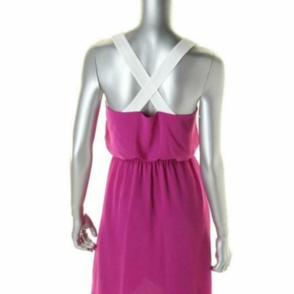 High Low Day Dress (JS3A4824/PURPLE) - Picture 3 of 5